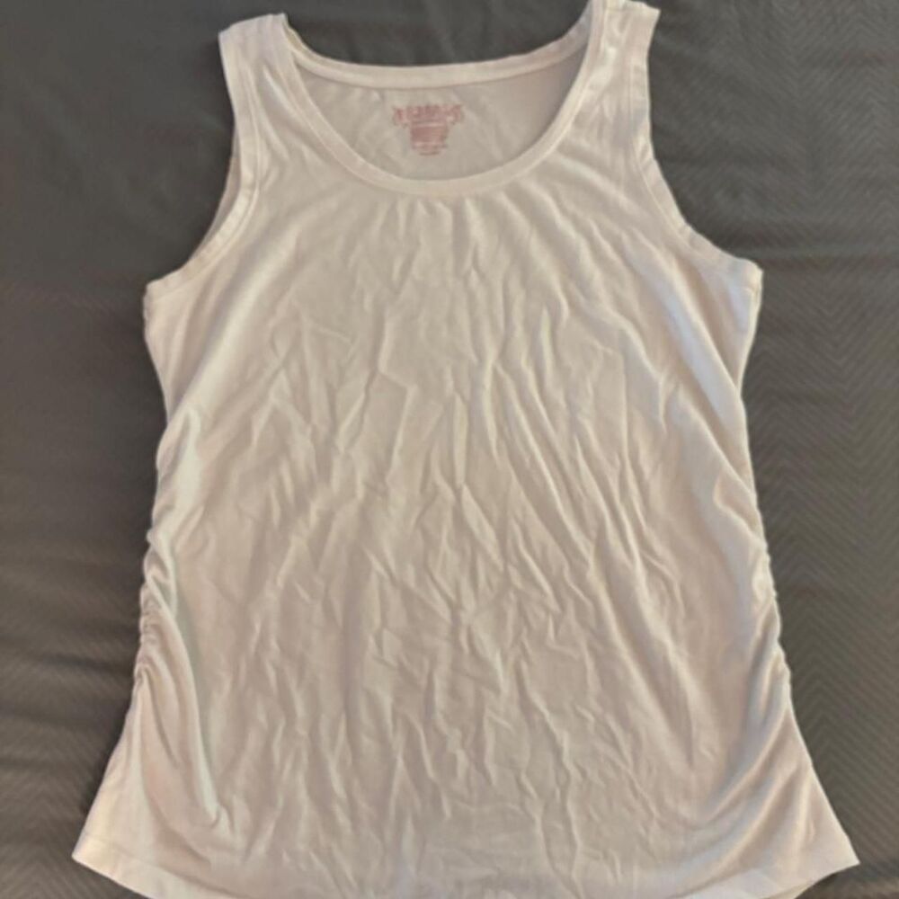 Unbranded Women's White and Pink Vest